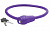 Противоугонка ключ L 600мм, ф 12мм, M-Wave, силикон, фиолетовая, 5-231049